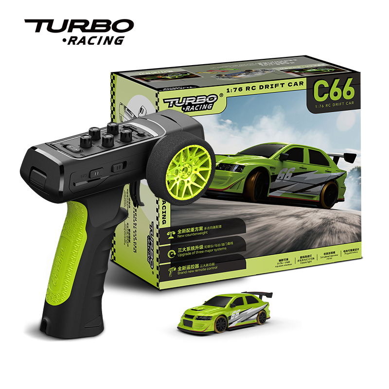 Rc Hobby Grade Drift Car - Turbo Racing 1:76 C66 Drift RC