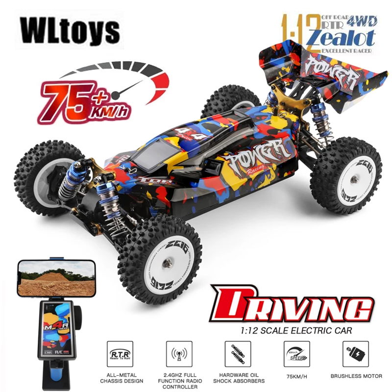 Rc Hobby Drift Car - WLtoys 124017 124007 75KM/H RTR 2.4G