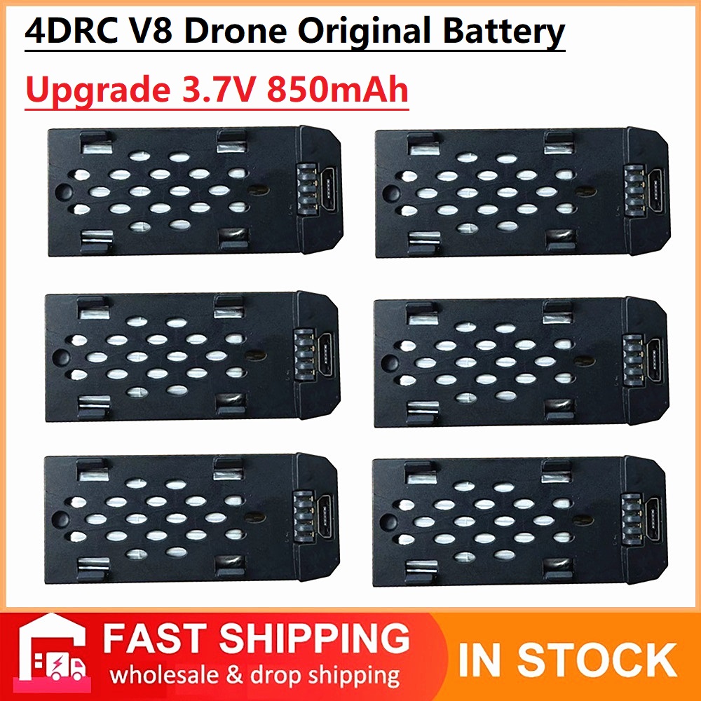 Top Rc Hobby Mini Xcub - 4DRC V8 Drone Original Battery 3.7V