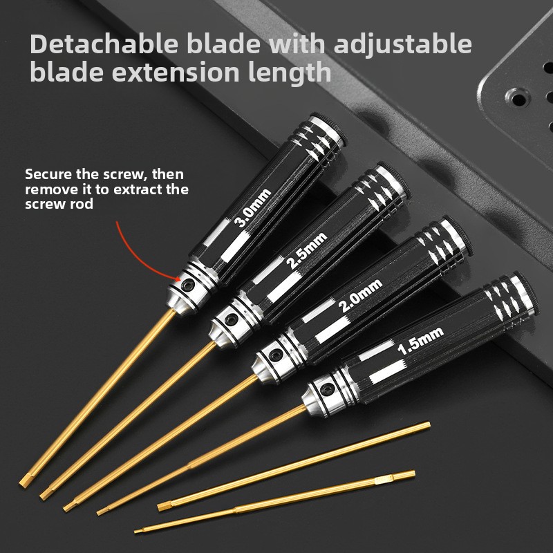 HSS/TiCN Hex Screwdriver Set M - đánh giá và giá Rc Hobby Tool Kit