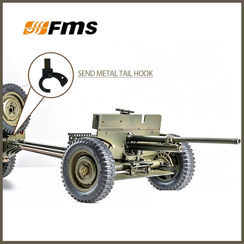 FMS 1/12 C1336 M3 Anti-tank Gu - đánh giá và giá Rc Jeep Hobby