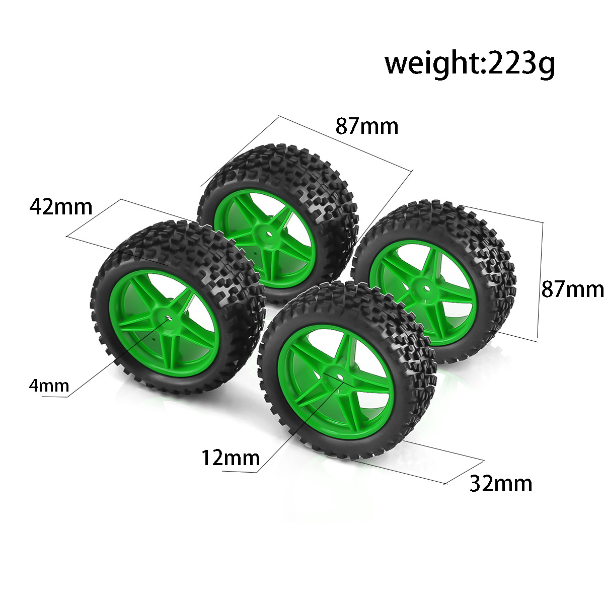 1/10 RC Off Road Tires And Whe - đánh giá và giá Yunshen Rc Hobby