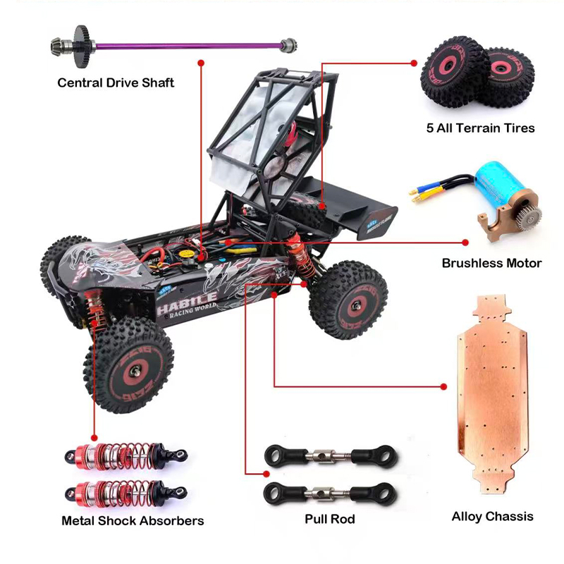 75 KM/H WLtoys 124016 V8 RC Ca - đánh giá và giá Rc Hobby Grade Drift Car