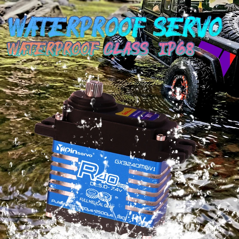 Waterproof IP68 RC Servo 40kg  - đánh giá và giá Rc Hobby Shops