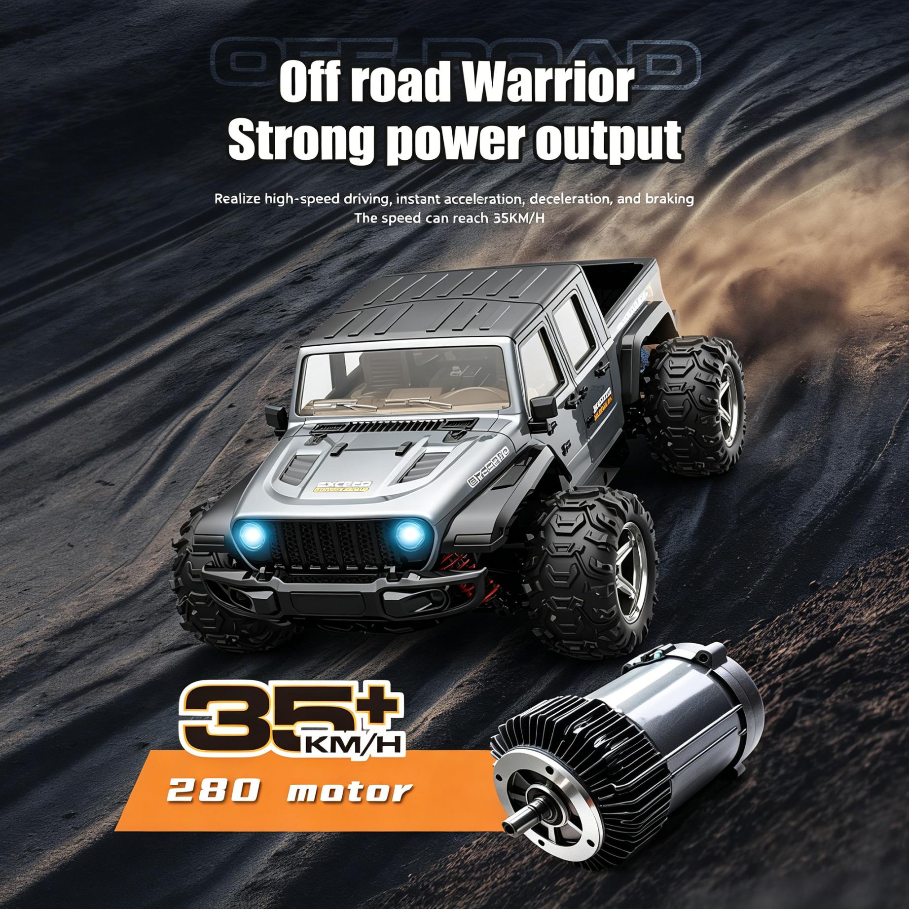 1:20 4WD RC Jeep Car Monster T - đánh giá và giá Rc Jeep Hobby