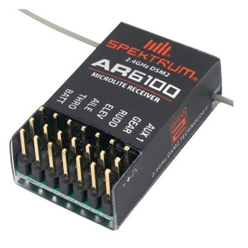 AR6100 DSM2 RC Đầu Thu 2.4GHz  - đánh giá và giá Rc Hobby Shops