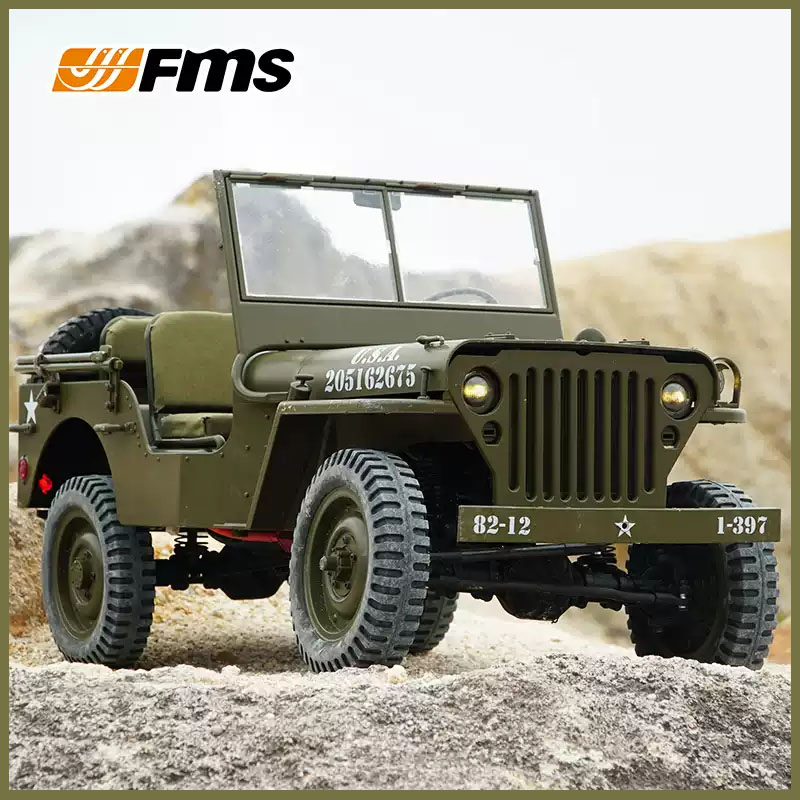 FMS 1/6 Climber 1941 Willys MB - đánh giá và giá Rc Hobby Shops