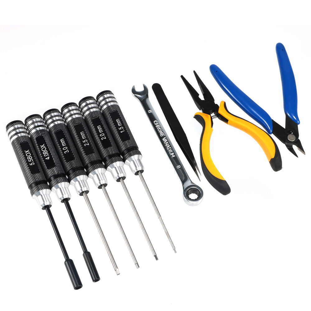 10PCS 10in1 FPV Drone RC Tool  - đánh giá và giá Rc Hobby Tool Kit