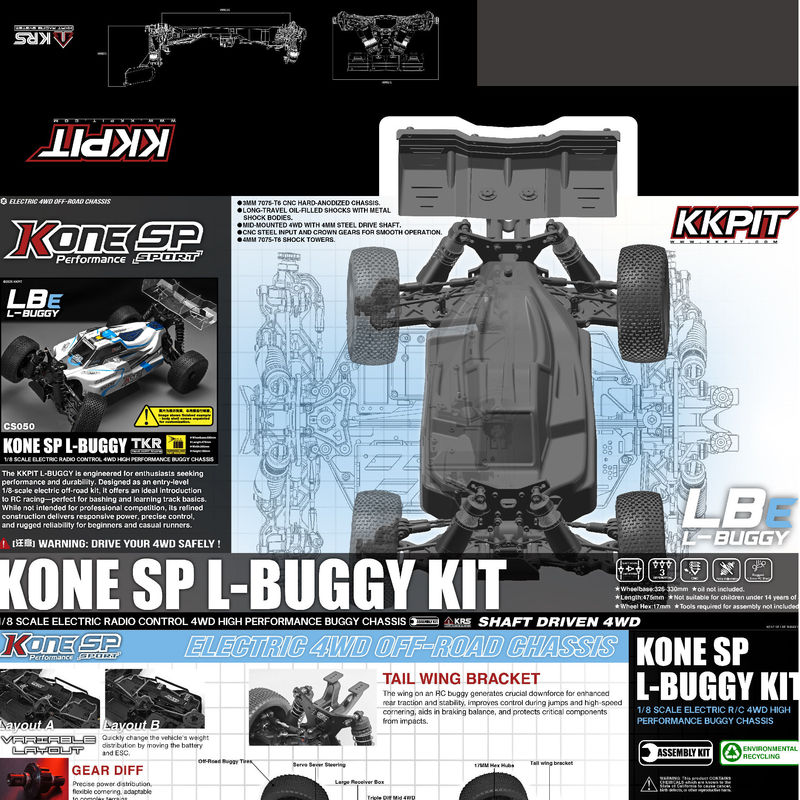 KKPIT 1/8 Electric 4WD RC Off  - đánh giá và giá Rc Hobby Land